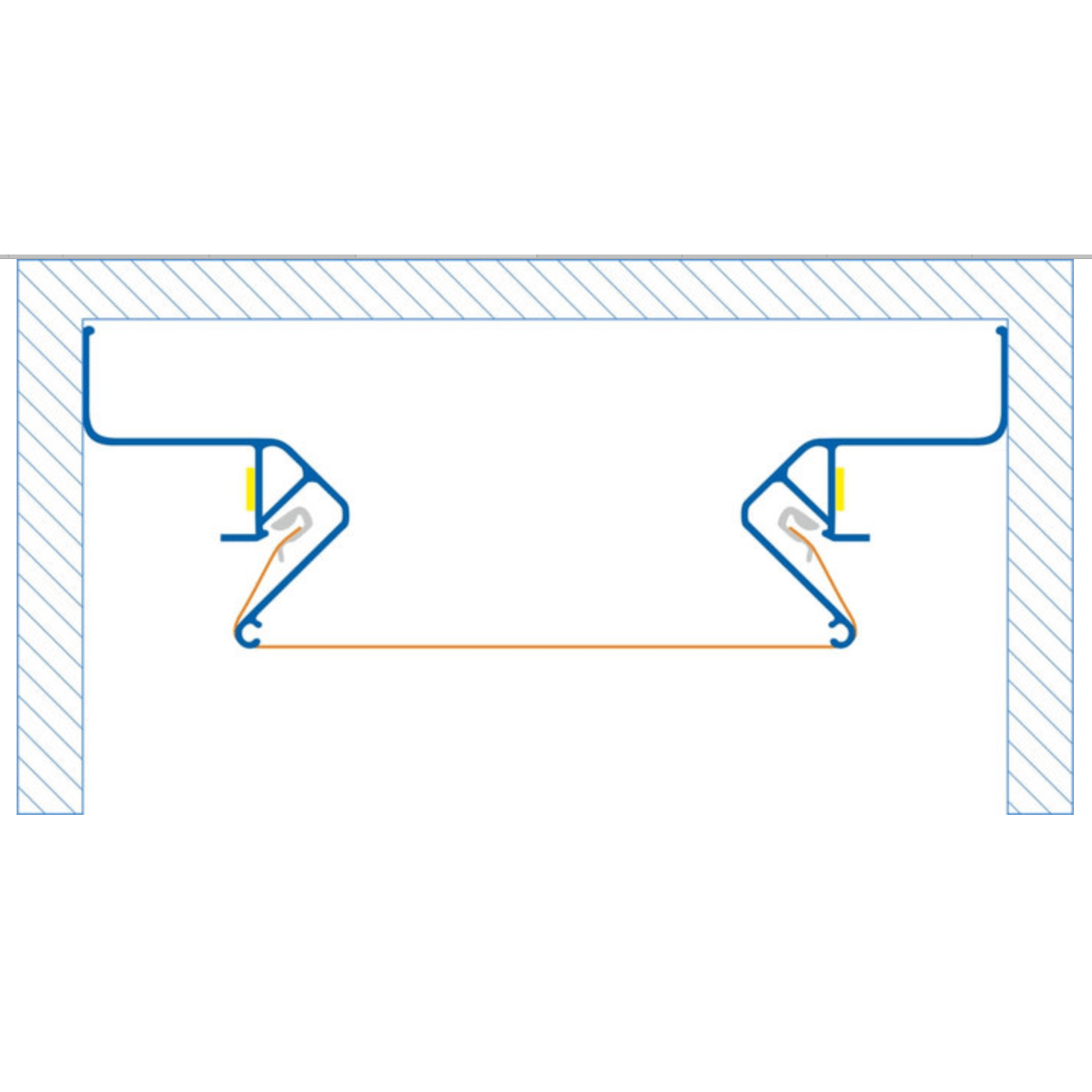 Парящие потолки схемы. Профиль ПФ 2429. Профиль Flexy ПФ-2429 алюминиевый потолочный. Парящий профиль флекси ПФ-2429. Профиль 2429 для натяжных.