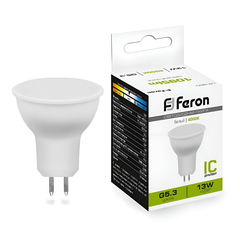 Лампа светодиодная FERON 13w 230v G5.3 4000K MR16. LB-960