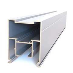 Профиль однорядный теневой белый КП-04 2м