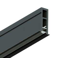 Багет стеновой ПВХ Йошка черный 2,0 м