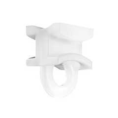 Бегунок 6 мм (в ленте 10 шт) белый