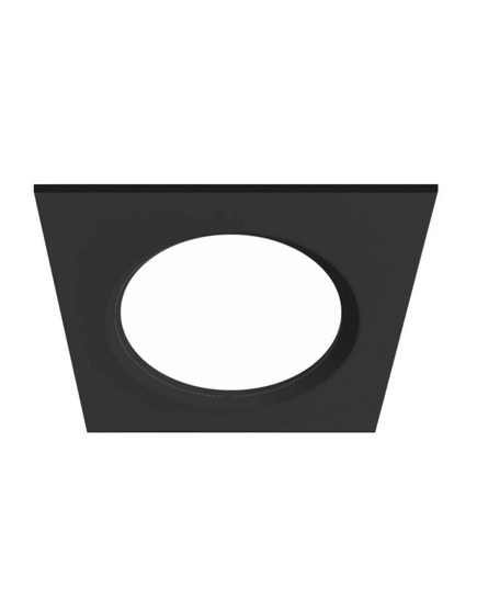 Светодиодная панель квадратная PRACTIC черная, 9W, 4200k, 680 Лм, 120*D90*35