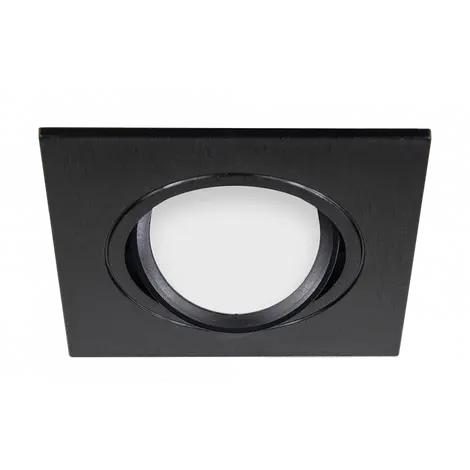 Светильник MR16, ZOOM квадрат черный, 93*93, D80