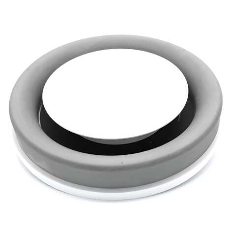 Теневой радиусный диффузор (паз стыковки D100/125/150)