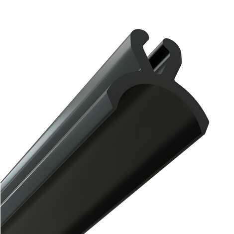 Вставка ПВХ в разделитель теневая 347 (черная)