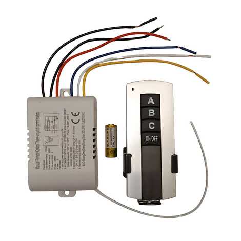 Выключатель дистанционный TM76 230V 1000W 3-х канальный