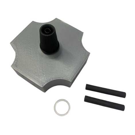 Точечное крепление для подвесных светильников и люстр черное