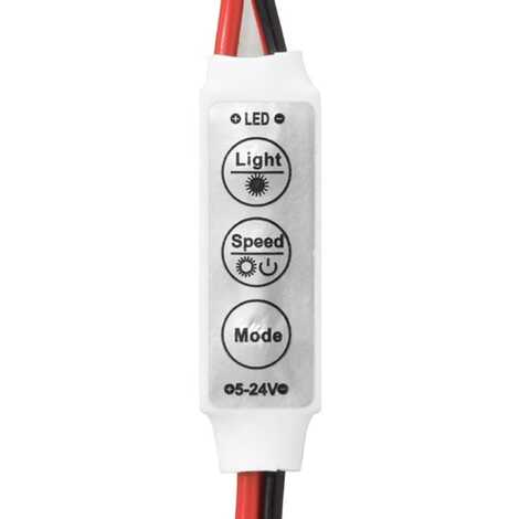 Мини-диммер ELFLED с радиоуправлением 12/24V 6A с разъемом 5,5мм