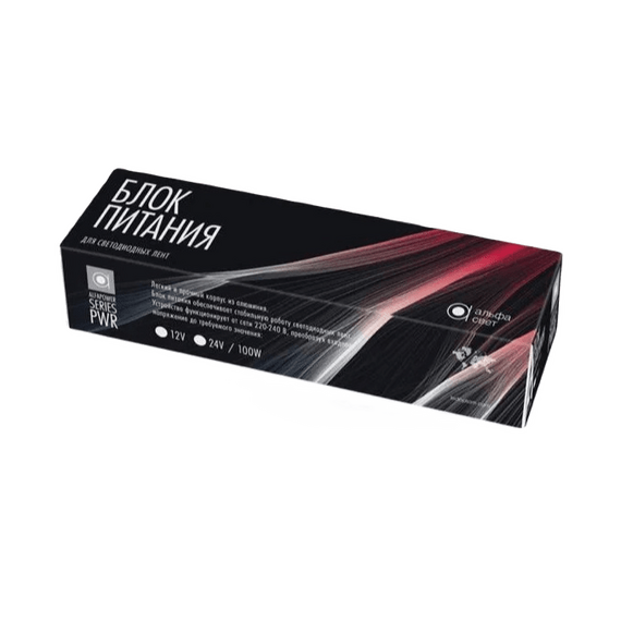 Блок питания (узкий) ALFA 100W/24V/4.2A