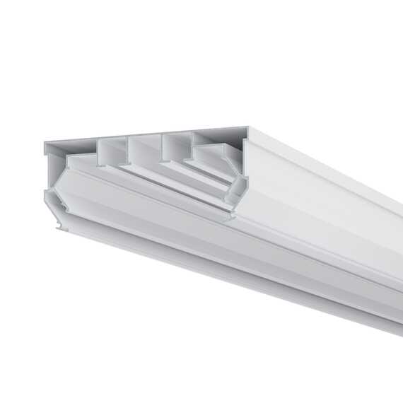 Профиль ПК 14 белый (2-х рядная Гардина) 3,6 м