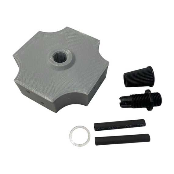 Точечное крепление для подвесных светильников и люстр черное