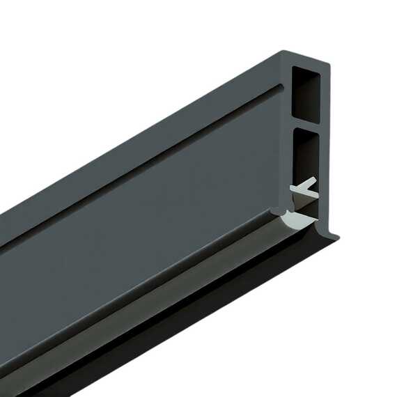 Багет стеновой ПВХ Йошка черный 2,0 м