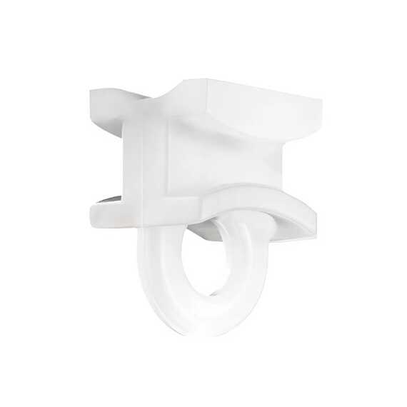 Бегунок 6 мм (в ленте 10 шт) белый